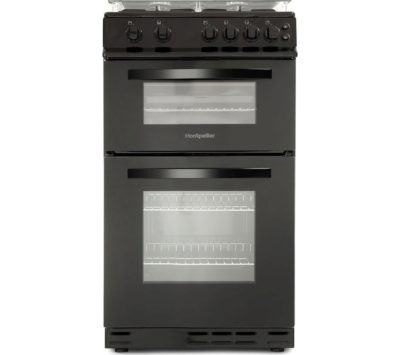 MONTPELLIER MDG500LK 50 cm Gas Cooker - Black